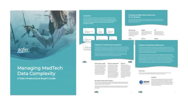Managing Madtech Data Complexity: Data Infrastructure Buyers Guide
